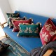 Nordic palace light luxury pillow cover Dutch velvet digital print with animal leopard tassels, sofa cushions, and throw pillows.