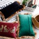 Nordic palace light luxury pillow cover Dutch velvet digital print with animal leopard tassels, sofa cushions, and throw pillows.
