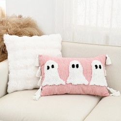 Nordic ins Bohemian ethnic cotton and linen lace simple home pillowcase, homestay sofa and living room cushion