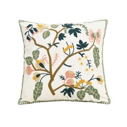 Cross border Nordic ins towel embroidered banana leaf sofa cushions  with a fresh  3D pattern. Cross border Nordic ins towel embroidered banana leaf sofa cushions  with a fresh  3D pattern.