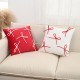 Black and white bow wabi-sabi modern minimalist luxury pillow, influencer homestay bedroom cushion, bay window sofa cushion cover