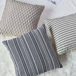 Cross-border INs cute cartoon rabbit retro colorful geometric wave pillows, living room and bedroom sofa cushions