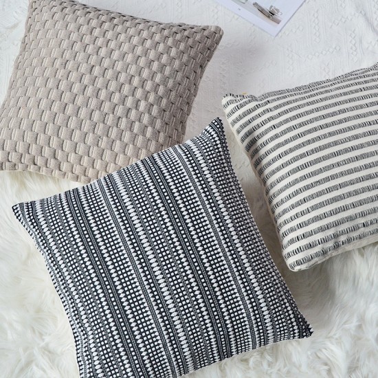 Cross-border INs cute cartoon rabbit retro colorful geometric wave pillows, living room and bedroom sofa cushions