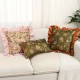 Cross-border Nordic ins mesh chenille pillowcase, small daisy lace, fresh floral pattern, home decor