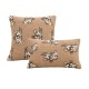 Refreshing lambskin jacquard pillow, floral sofa headboard lumbar support, modern ins pillowcase.