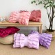 Cross-border INs Nordic living room sofa pillowcases, bow print bay window pillows, bedside cushions