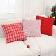INS popular cream puff pillow with bubble check, modern and minimalist sofa cushion covers.
