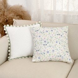Cross-border Nordic ins bow-knotted lambskin pillows, plush, skin-friendly living room cushions.