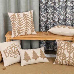 Cross-border Nordic, fresh, ins B&B sofa pillow, tufted floral pillowcase, removable and washable bay window headboard cushion.