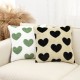 Cross-border Amazon Instagram Faux Rabbit Fur Solid Color Striped Plush Pillowcase, Single-Sided Cushion, Lumbar Pillow