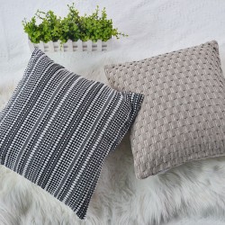 Cross-border INs cute cartoon rabbit retro colorful geometric wave pillows, living room and bedroom sofa cushions