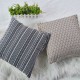Cross-border INs cute cartoon rabbit retro colorful geometric wave pillows, living room and bedroom sofa cushions
