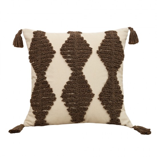 Cross-border ins brown and brown sofa sectional pillows, leopard geometric pattern pillowcases, bay window sofa decorations