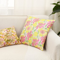 Cross-border Nordic ins retro American jacquard flower pillow, home decor for living room sofa model room cushions