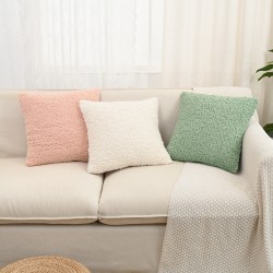 Cross-border retro American jacquard ruffled hem pillow covers for bohemian living room sofa backrests.