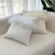 Ins solid color Nordic PU leather pillow covers, Amazon sofa, car, living room, and office soft furnishing lumbar support