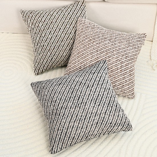 French INS style ruffled lace pillow, white square lumbar pillow, European-style sofa and bedroom cushion.
