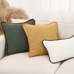 Cross-border Nordic ins retro American jacquard floral pillows. Living room sofa model room cushions for home decor