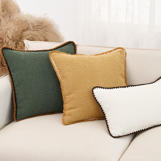Cross-border Nordic ins retro American jacquard floral pillows. Living room sofa model room cushions for home decor