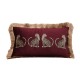 Nordic light luxury animal print leopard gold Colorful tassel lace living room decorative pillowcases, sofa cushions; medieval-style butterfly embroidered sofa pillowcases, model room decorative pillows, light luxury round living room cushions; Amazon cro