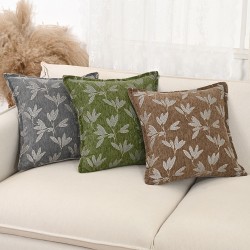 Cross-border Nordic ins floral towel embroidered pillowcase Living room, sofa, and bedroom cushions with a fresh, minimalist feel.