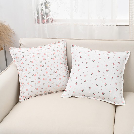 Cross-border Nordic INSIZE chain-embroidered jacquard throw pillow covers, floral and bird twill cushion covers, living room sofa fabrics