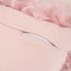INS bow ribbon pillow, lumbar support, Dutch velvet, breathable and comfortable pillow, cute pink for girls.