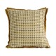 Modern minimalist Nordic leather pillow covers. Wholesale colorful cotton patchwork woven cushion covers