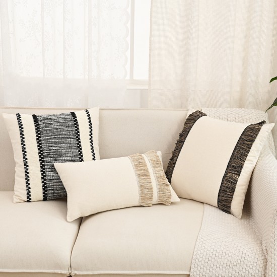 Cross-border Nordic INS ruffled floral throw pillowcases, vintage pastoral style sofa and bedroom throw pillows.