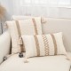 French Butterfly Mesh Lace Pillows, Champagne Sofa Cushions, Cotton and Linen European-style Cushion Covers