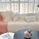 Ins solid color Nordic PU leather pillow covers, Amazon sofa, car, living room, and office soft furnishing lumbar support