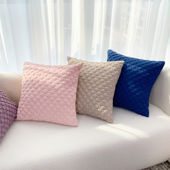 White floral lace throw pillows, French INSIZE square lumbar pillows, embroidered sofa cushion covers