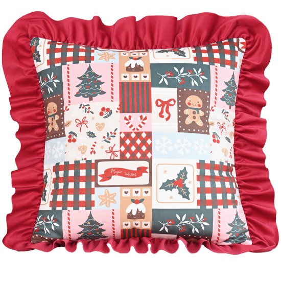 Cross-border Nordic Instagram 3D bow towel embroidered pillowcases, girly sofa, bedroom and living room decorative pillowcases