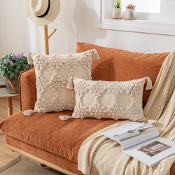 Cross-border Nordic Instagram double-layer lace pillowcases, rose pattern princess-style pillowcases, living room and bedroom decorative pillowcases