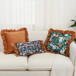 Cross-border Nordic ins solid bouclé lace pillowcases for simple, vintage sofa and bedroom cushions.