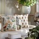 Amazon cross-border Bohemian tassel lace decorative pillowcases, autumn cotton and linen retro pastoral sofa decorative pillowcases