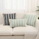Nordic ins, sofa pillows, Chanel-style tassel pillows, Wabi-sabi-style, black and white long lumbar pillows for living rooms