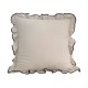 Ins style pure cotton ruffled decorative pillow covers, princess-style Korean large lace square cushions