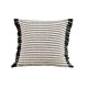 Bohemian pastoral retro, handmade tassel pillows with core, cotton and linen for living room sofas, model room cushions
