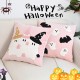 Cross-border Nordic ins hot-selling Halloween cute ghost embroidered lace cushion cover, home sofa decoration