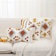 Modern minimalist throw pillow, light luxury high-end cushion, vintage throw pillow, black and white neo-Chinese pillowcase, fabric headboard lumbar pillow.
