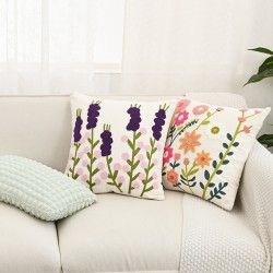 Cross-border modern style star and moon embroidered plush home sofa