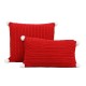 INS popular cream puff pillow with bubble check, modern and minimalist sofa cushion covers.