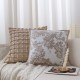 Cross-border INS Nordic towel embroidered bow sofa throw pillow, cute tufted girly cushion for home decor.