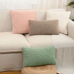 Cross-border retro American jacquard ruffled hem pillow covers for bohemian living room sofa backrests.