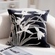 Cross-border Christmas holiday decoration throw pillow, velvet bow sofa cushion cover, living room decorative cushion.