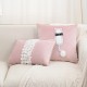 Cross-border Nordic hot-selling Halloween mesh cushion covers with bat and ghost designs for living room sofas and holiday decorations.