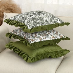 Cross border INS Nordic ruffled  fresh looking pillowcases  sofa bed headboard model home decor pillowcases Cross border INS Nordic ruffled  fresh looking pillowcases  sofa bed headboard model home decor pillowcases
