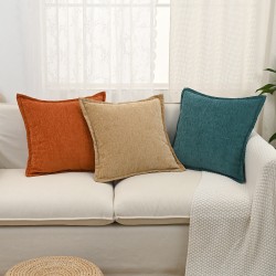 Nordic INs bamboo chenille simple throw pillowcases for B&B sofas, living rooms, and bedside pillows