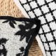 Tufted pillows, ethnic style pillowcases, home decor, living room sofa and bed cushions, removable and washable cotton and linen lumbar support pillows
